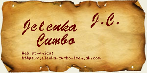 Jelenka Cumbo vizit kartica